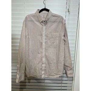 Bonobos Slim Fit Long Sleeve Button Up Shirt -‎ Size L